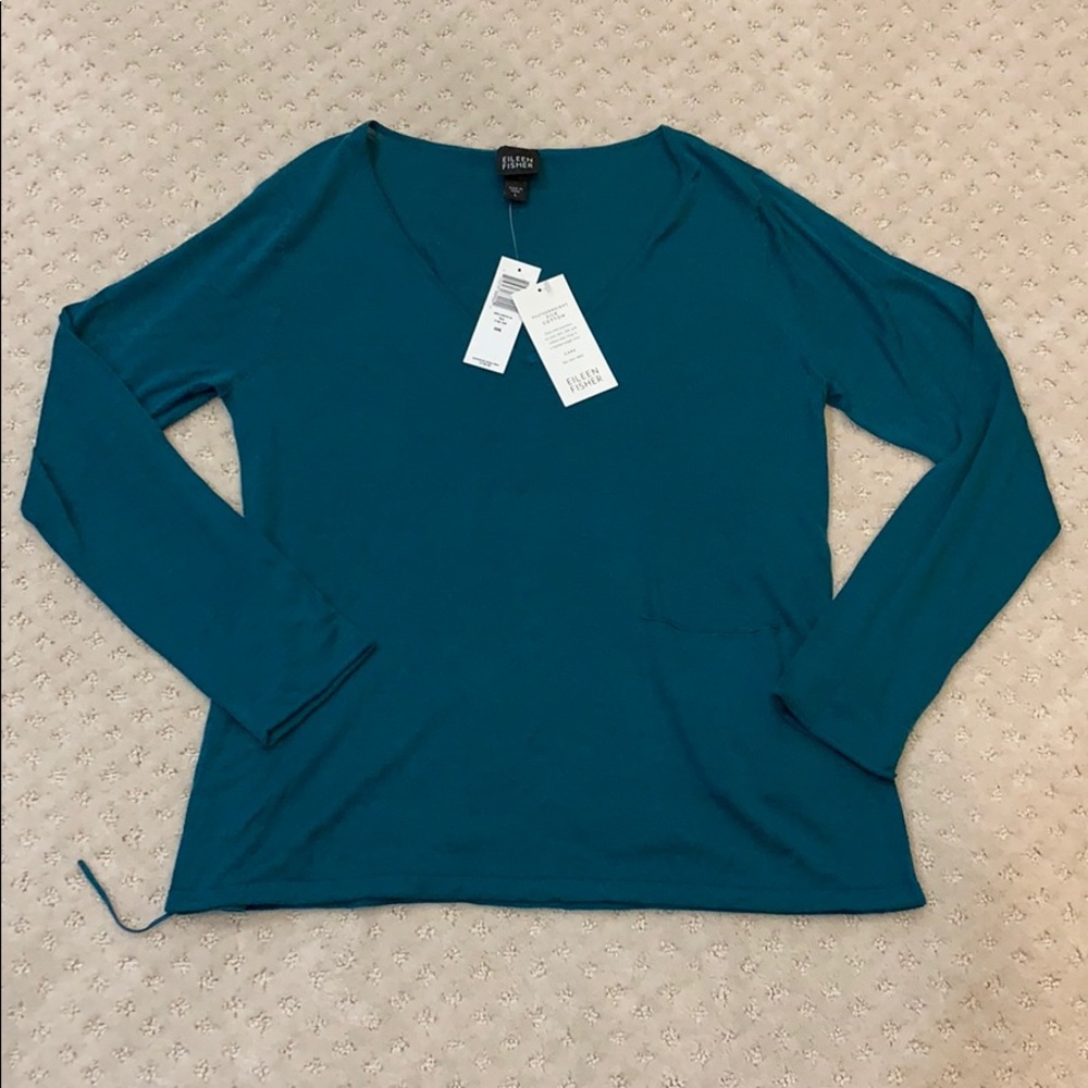 Eileen Fisher lightweight silk/cotton sweater
